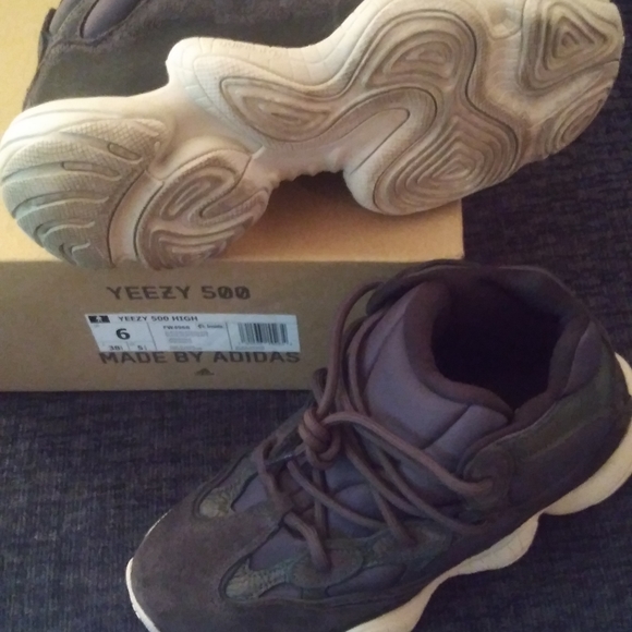 Men's adidas Yeezy 500 High Slate FW4968 Excellent - Picture 12 of 13